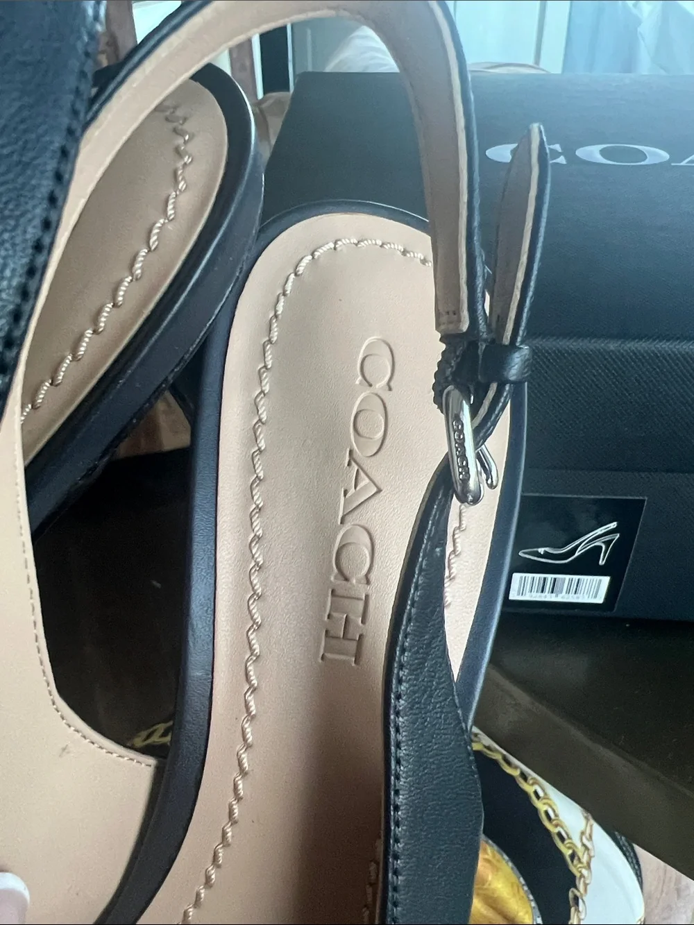 Coach sleek slingback